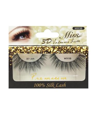 4 Pairs Miss Lash 100% Handmade Tapered 3D Volume Lashes M303B - Premium Quality Eyelash Extensions for Stunning Looks - Buy Online on GoSupps.com