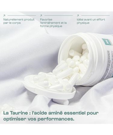 100% Pure Taurine | Sports Performance Sleep Improvement Vegetable Taurine Non-GMO Wellness & Sport | Nutrimuscle | 400 Capsules - Buy Online on GoSupps.com