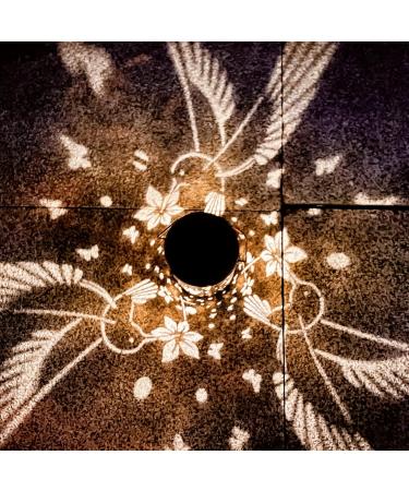 Hummingbird Solar Lantern Lights Outdoor Hanging Metal Decor Lanterns-Waterproof LED Decorative Light for Garden Patio Yard Lawn Backyard Front Porch as Gifts for Mom Grandma Women (Hummingbirds 1) - Buy Online on GoSupps.com