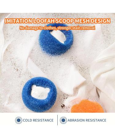 6 PCS Pet Hair Remover for Laundry - Reusable Lint Catcher for Washing Machine Laundry Balls Pet Hair Collector Anti Winding Adsorption Balls for Hair Removal Clothes and Bedding - Buy Online on GoSupps.com