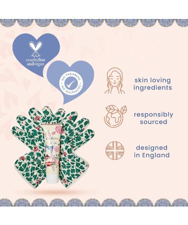 Cath Kidston Beauty Artist Kingdom Gardening Gloves Set with 100ml Hand Cream - 235g Gardener's Gloves Included - Buy Online on GoSupps.com