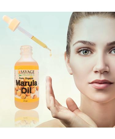 Organic Cold Pressed Marula Oil - Natural Facial & Hair Oil 2 oz | Premium Quality - Buy Online on GoSupps.com