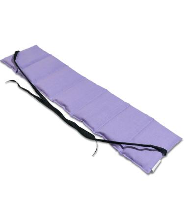 Grape Seed Pillow 7-Chamber with Band - 65x15 Lilac | Heat & Grain Therapy Pillow - Buy Online on GoSupps.com