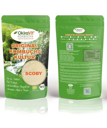 Deluxe Premium Kombucha Complete Set - 3L Fermentation Glass Instructions & Growth Guarantee | Okiravit  - Buy Online on GoSupps.com