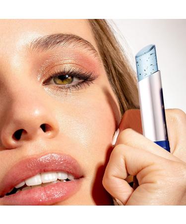  Generisch Temperature-changing lipstick Jelly Blue Moisture Balm moisturizing smooth lip color soft and color-changing makeup pencil long-lasting glossy beauty product - Buy Online on GoSupps.com