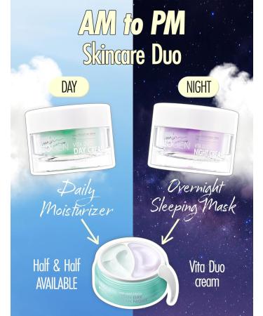 NEOGEN x JOAN KIM Vita Duo Night Cream - Hydrating & Cooling Night Cream with Vitamin E & Lavender | Korean Skin Care (50g) - International Shipping Available - Buy Online on GoSupps.com