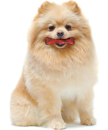 Buy Structured Nylabone Dura Chew Beef Jerky Power Chew for Heavy Chewing Dogs - XS (Up to 7 kg) | Multi-Colored Chewing Bones - Buy Online on GoSupps.com