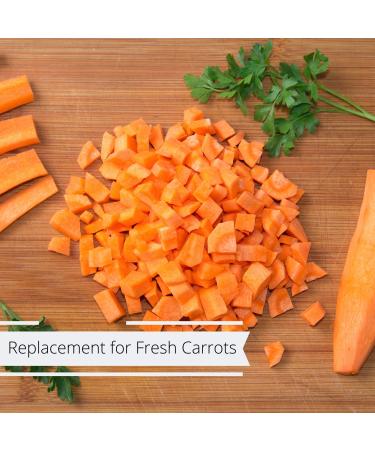 Dried Carrot Dices 1 lb Bulk Bag - Dehydrated for Soup, Vegetables, Food Supply & Camping by Its Delish - Buy Online on GoSupps.com