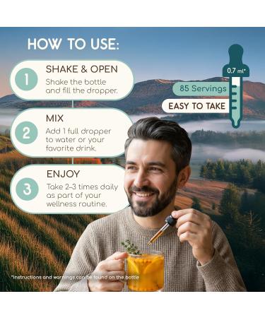 HerbEra Idaho Herbal Detox Blend - USDA Organic Extract Made in USA | Immune & Liver Support Liquid Drops | Dandelion Root Licorice Milk Thistle Rhodiola Mullein Leaf | 2 fl oz - Buy Online on GoSupps.com