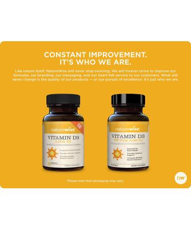 NatureWise Vitamin D3 125 mcg (5000 IU) - 90 Softgels for Optimal Health - Buy Online on GoSupps.com
