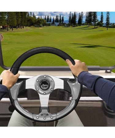 Roykaw Golf Cart Steering Wheel Hub Adapter - EZGO Club Car Yamaha Style 2 (Black) - Buy Online on GoSupps.com
