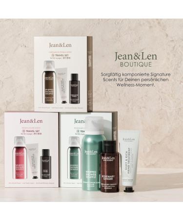 Jean & Len Travel Set Rosemary & Ginger | Vegan Body & Mind Gift | FSC Certified Packaging | Ideal Souvenir - Buy Online on GoSupps.com