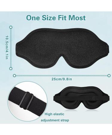 Luxury Sleep Mask - 100% Light Blocking 3D Contoured Eye Mask for Men and Women - Buy Online on GoSupps.com