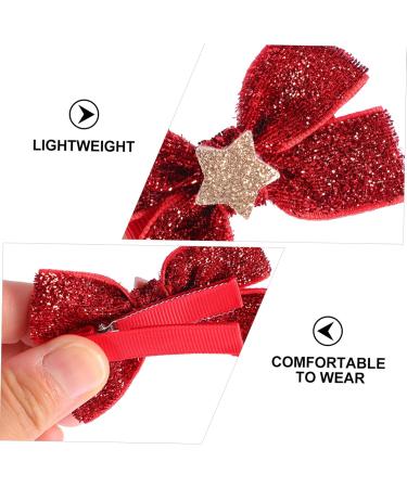 minkissy 4 Pairs Bow Tie Bowknot Hair Ropes Hair Accessories for Kids Ponytail Hair Clip Baby Bows Alligator Hair Clips for Bows Christmas Ponytail Holder Christmas Bowknot Hair Tie Girl - Buy Online on GoSupps.com