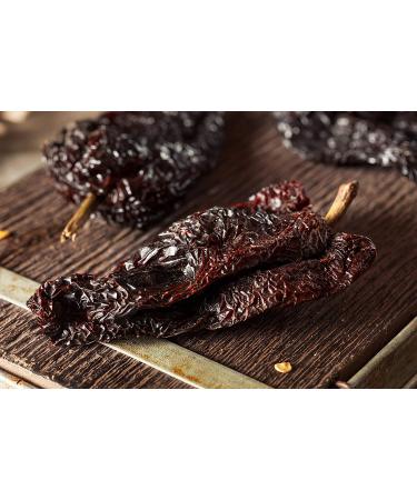 Dried Ancho Chiles Peppers 5 oz - Natural & Premium for Mexican Mole, Sauces, Stews & More - Mild to Medium Heat, Sweet & Smoky Flavor - Air Tight Resealable Bag - 5 Ounce - Buy Online on GoSupps.com
