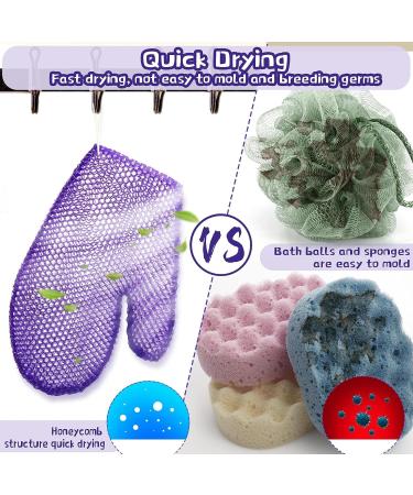 Spa Bath Mitt Exfoliating Glove - Body & Skin Exfoliator for Beauty Spa Massage - Buy Online on GoSupps.com