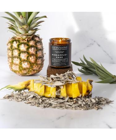 Buy Exotic Pineapple Sage - Premium Soy & Coconut Wax Candle for a Tropical Aroma | International Shipping Available - Buy Online on GoSupps.com