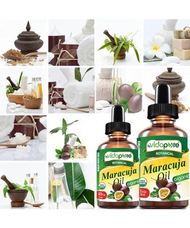 MYVIDAPURE Organic MARACUJA OIL Passion Fruit Certified Organic 100% Natural, Pure WILD GROWTH VIRGIN UNREFINED Brazilian for Skin, Face, Hair, Lip and Nail Care (0.5 Fl Oz) 0.5 Fl Oz (Pack of 1) - Buy Online on GoSupps.com
