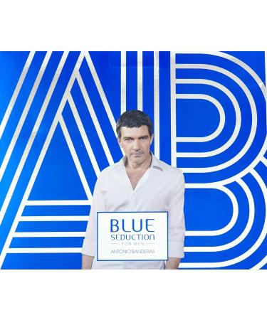 Antonio Banderas Blue Seduction for Men 2 Piece Set (3.4 Eau de Toilette Spray + 5.1 Deodorant Spray) - Buy Online on GoSupps.com