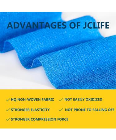 JClife Self-Adhesive Elastic Bandage - 6 Roll Set Multi-Colored 5cm x 450cm for Sports Injuries & Pet Care | Medical Fixing Tape - Buy Online on GoSupps.com