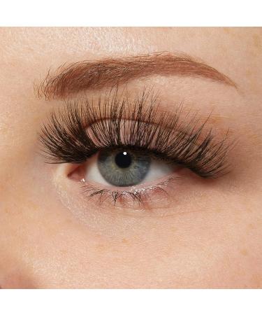 KISS My Lash But Bolder 3D Volume False Eyelashes in Slim Thicc Black - Vegan Faux Mink | Fuller & Natural-Looking Lashes | 1 Pair - Buy Online on GoSupps.com