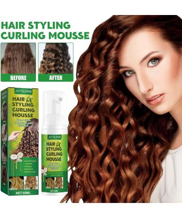  Utapossin 60 ml Volume Mousse for Curly Hair Curl Activating Cream Curling Hair Cream for Better Defined Curls For Curly Curly & Kinky Hair - Buy Online on GoSupps.com