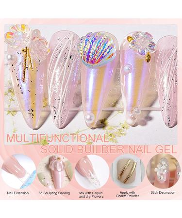 Buy NAILGIL Solid Builder Gel for Nails - 3D Nail Art Sculpture Non-Sticky Clear Extension Gel UV LED - 15g / 0.53oz | Perfect for DIY Nail Designs at Home - Buy Online on GoSupps.com