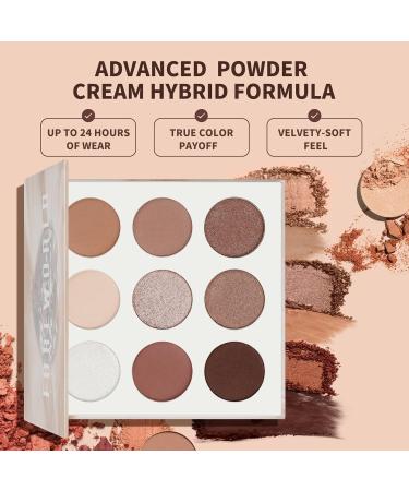 Palette Maquillage Yeux Professionnelle Nude Brown Palette 9 Couleurs Intenses et Paillet es Fard a Paupiere Longue Tenue Id al pour D butantes et Maquilleurs Voyage Compacte Tons Terre - Buy Online on GoSupps.com