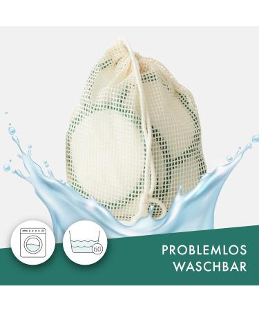 Buy ECOROYAL Washable Slanting Pads - 10 Reusable Bamboo & Cotton Makeup Removal Pads | Includes Laundry Net | Eco-Friendly Cosmetic Solution - Buy Online on GoSupps.com