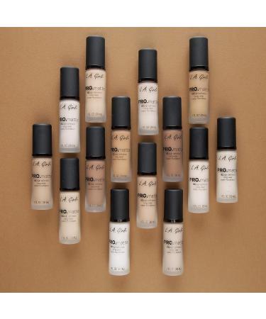 L.A. Girl Pro Matte Foundation in Sandy Beige - 1oz - Buy Online on GoSupps.com