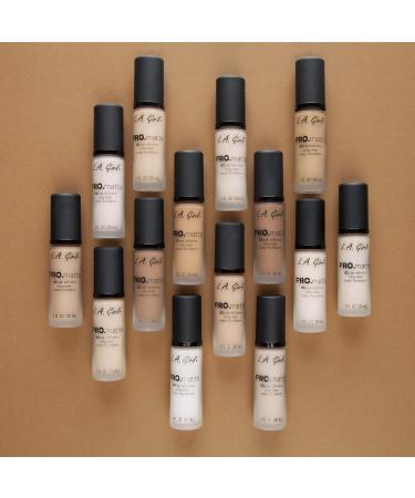 L.A. Girl Pro Matte Foundation in Bisque GLM672 - Long-Lasting Full Coverage Formula - Buy Online on GoSupps.com