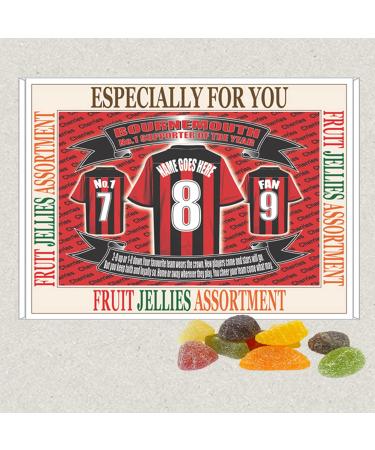 Bournemouth Personalised Football Shirt Gift Boxed Sweets - Buy Online on GoSupps.com