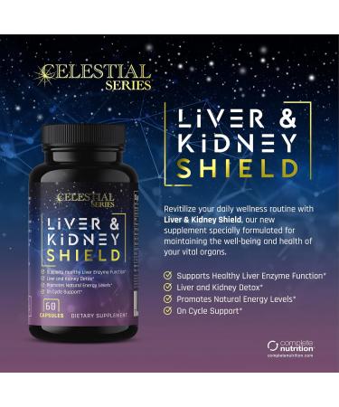 Complete Nutrition Liver & Kidney Shield Capsules 60 Count - on and Post Cycle Support - Buy Online on GoSupps.com