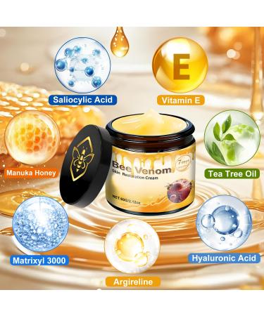 2 PCS Bee Venom Skin Restoration Cream Bee Venom Skin Treatment Cream Firms and Rejuvenates Quickly Smoothing Out Wrinkles and Fine Lines - Buy Online on GoSupps.com