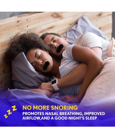 Mouth Tape for Sleep and Nasal Breathing - 30 Strips for Closed Mouth, REM Sleep, and Reduced Snoring - Nose Breathing Lip Tape 30-Pack - Buy Online on GoSupps.com