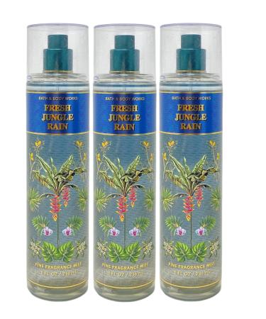 Bath and Body Work Fresh Jungle Rain - Pack of Three - Fragrance Mist
