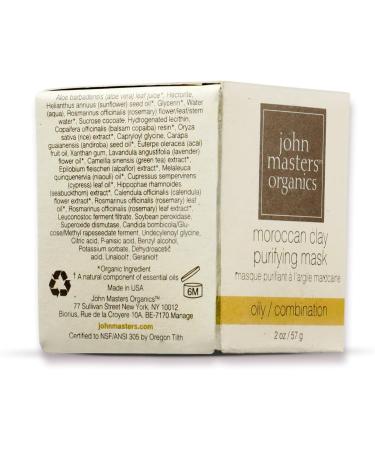 John Masters Organics Purifying Clay/Green Tea Mask 57 g - Buy Online on GoSupps.com