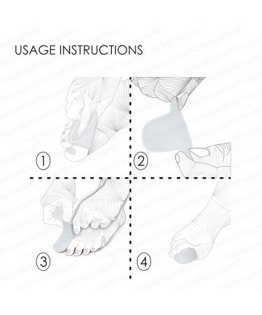 PEDIMEND Soft Silicone Big Toe Caps for Ingrown Nail Relief - Foot Pain Relief - Prevent Corns & Blisters - Men and Women - Foot Care (4 Pair/8pcs) - Buy Online on GoSupps.com