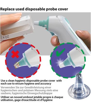 Braun ThermoScan 5 Ear Thermometer - Accurate Fever Measurement & Fast Results - Buy Online on GoSupps.com