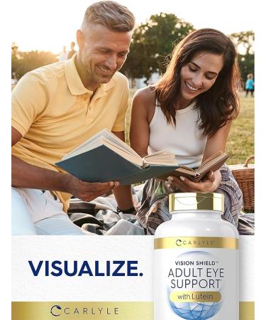 Carlyle Adult Eye Support with Lutein & Zeaxanthin | 300 Capsules | Non-GMO & Gluten Free - Buy Online on GoSupps.com