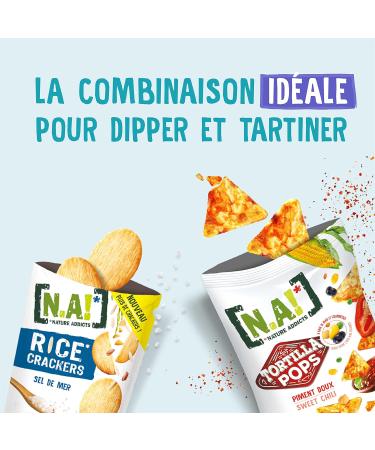 N / A! Nature Addicts Rice Crackers Black Pepper 12 Bags of 85 g - Fine Rice Crackers Light and Crunchy - 60% Less Fat Than Bi - Buy Online on GoSupps.com
