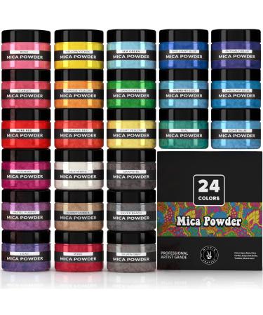 Pigment Powder for Epoxy Resin Mica Powder for Epoxy Resin for Candle Dye Bath Bomb Coloring Soap Making Resin Color Pigment Resin Dye Colorant Soap Dye Mica Powder for Candle Making Pearl Metallic Original - Buy Online on GoSupps.com