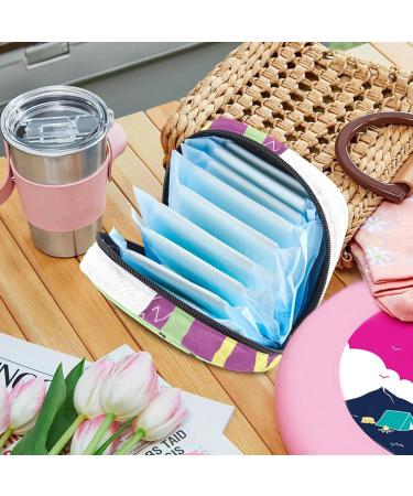 Women s Travel Tapes Storage Bag - Menstrual Cup Pocket & Makeup Organizer - Cute Alpaca Design - Big Capacity for Girls - Buy Online on GoSupps.com