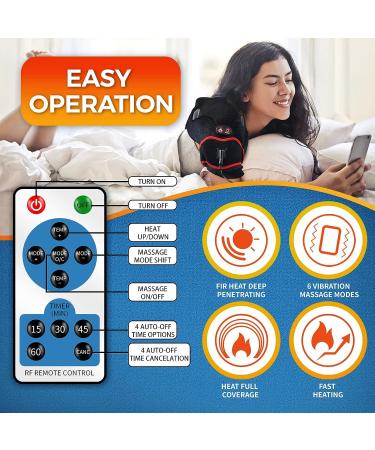 Sticro Shoulder Heating Pad Massager for Pain Relief - Vibration Massage Heated Wrap for Frozen Shoulder, Rotator Cuff Injury, Arthritis - Gift for Men and Women (S/M/L) - Buy Online on GoSupps.com
