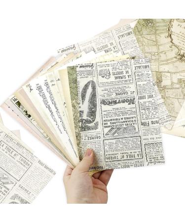 240PCS Vintage Handmade Scrapbook Paper Set for DIY Craft Decoration | BILLIOTEAM Junk Journal Pages - Mathematics, Magazine, Newspaper, Sheet Music - 5.51 x 7.87 inches - Buy Online on GoSupps.com