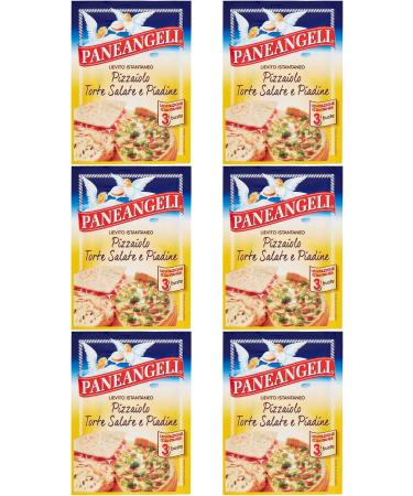 Paneangeli Lievito Pizzaiolo Lot de 6 levures instantan es 100 % italiennes (3 x 15 g)