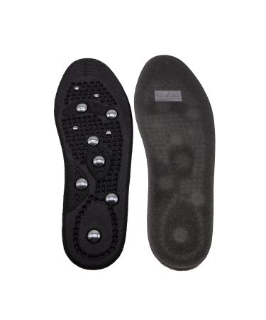 Magnetic massage insole therapy orthoses. Beautable reflex zone massage Foot pain acupressure improve blood circulation Plantar fasciitis Foot healthcare 41-45 11.4 inch (41-45)