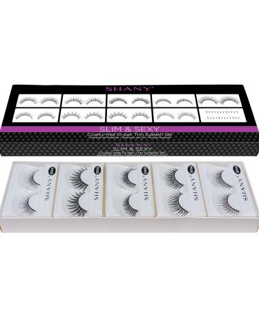 SHANY Eyelash Extend - Set of 10 Assorted Reusable Eyelashes | Thin Collection - International Shipping Available - Buy Online on GoSupps.com