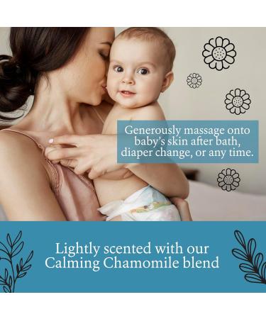 Saavy Naturals Chamomile Baby Oil Pack - Organic Vegan Paraben-Free Baby Massage Oil with Jojoba & Shea Butter for Sensitive Skin - Buy Online on GoSupps.com