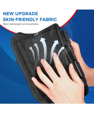 Sioven Carpal Tunnel Wrist Support Brace with 3 Straps Metal Splint Stabilizer - Carpal Tunnel Wrist Splint for Sprains and Tendonitis (Black Right Hand L/XL) Sioven Wrist Support Right Hand L/XL - Buy Online on GoSupps.com